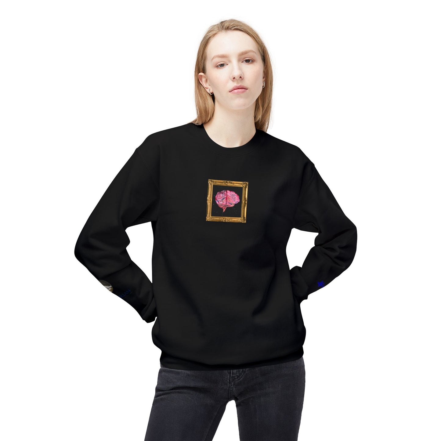 "Mind" Unisex Midweight Softstyle Fleece Crewneck Sweatshirt