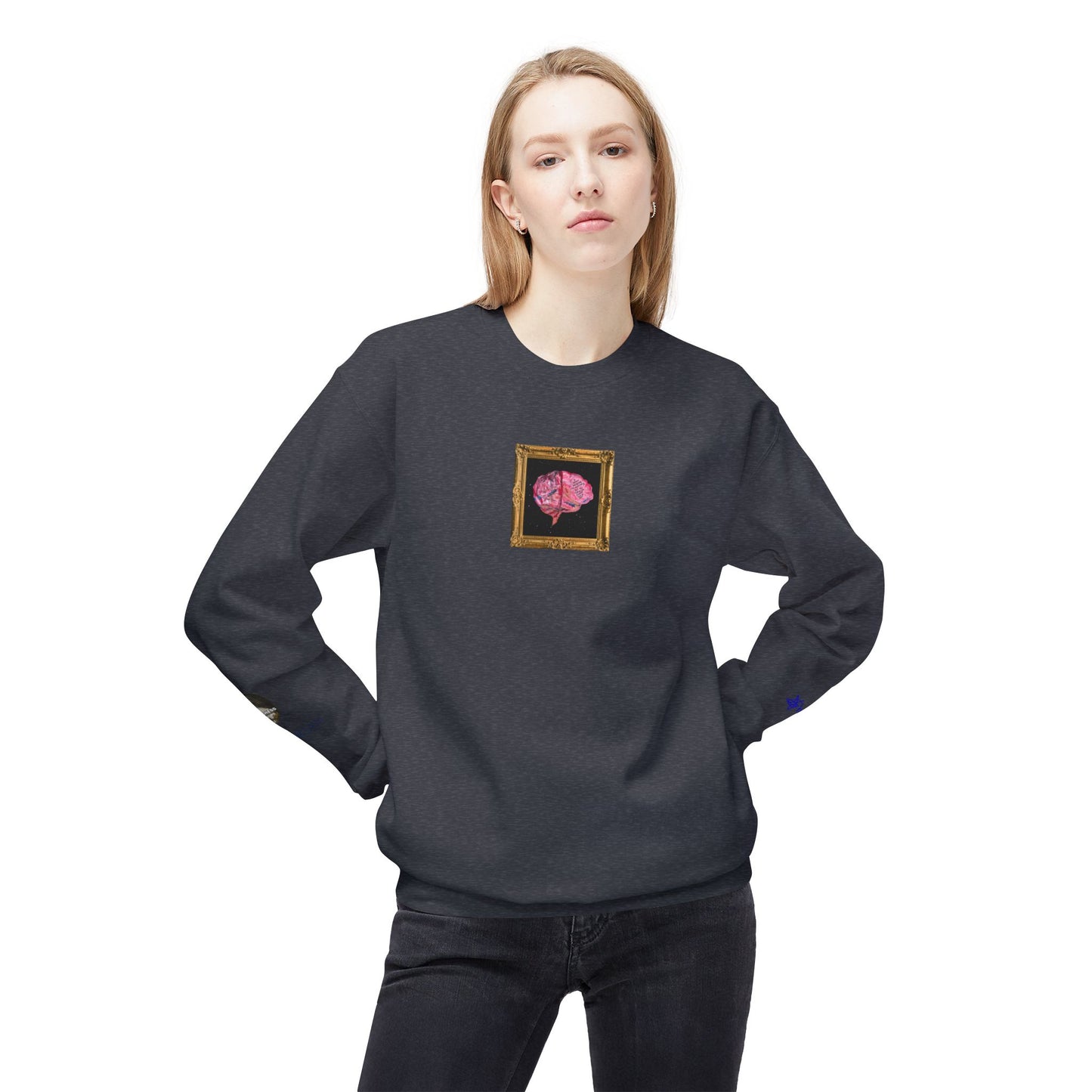 "Mind" Unisex Midweight Softstyle Fleece Crewneck Sweatshirt