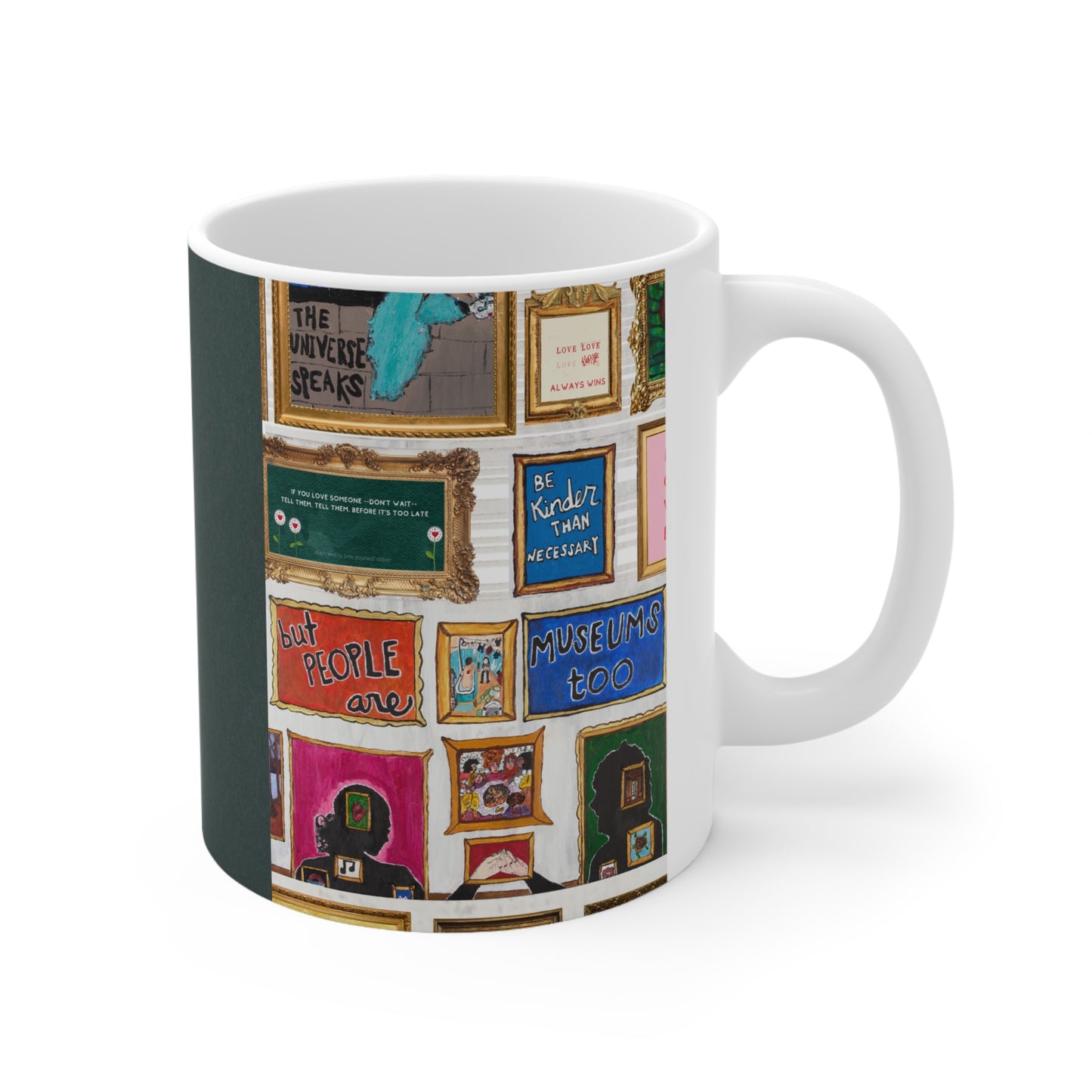 "Words Are Spells" Ceramic Coffee Cups, 11oz, 15oz