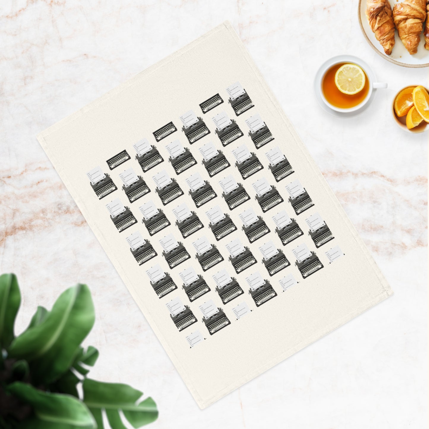 "Grateful" Cotton Tea Towel Pattern Design