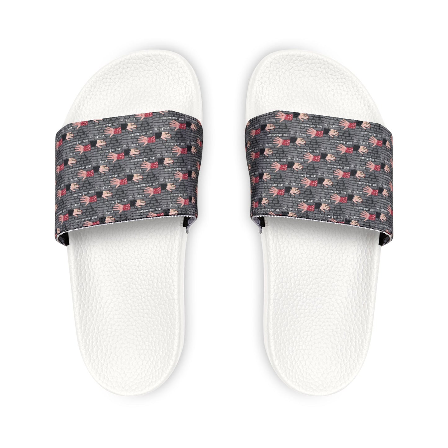 "Love Has No Limit" Men's Removable-Strap Sandals